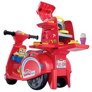 Play-Doh Pizza Delivery Scooter Playset, Large‎ Ride-On Play Toys, Ages 3-5 NEW